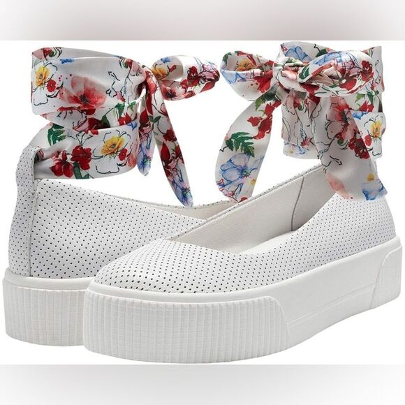 Jessica Simpson Women's Elisah Wrap Wedge Sneakers size 7.5 - Picture 1 of 12